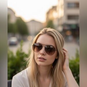 NWOT Ray-Ban Aviator Sunglasses with Case